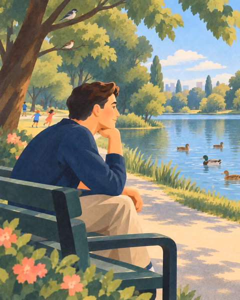 Illustration for A Walk in the Park